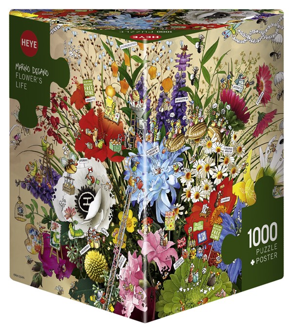 Puzzle 1000 pièces de fleurs