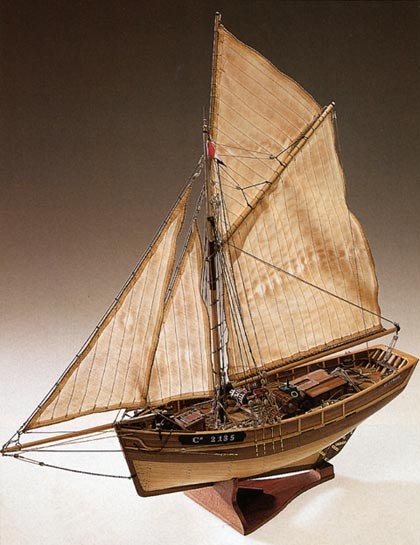 Maquette bateau bois 'Camaret
