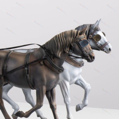 chevaux pour diligence Artesania Latina