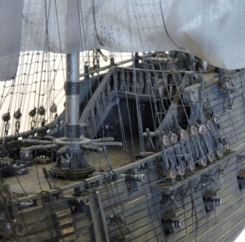 Maquette de bateau en bois Black Pearl