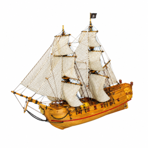 Maquette de bateau en bois Black Falcon