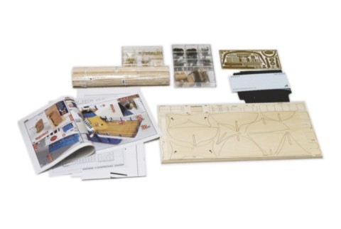 Thonier Marina II 1/50. Notice maquette Bateau de Pêche en Bois